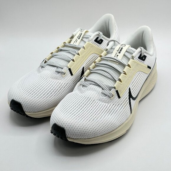 Women Nike Pegasus 40 White Coconut Milk Black DV3854-100 Women: Sz 10/Men: 8.5 - Picture 2 of 12